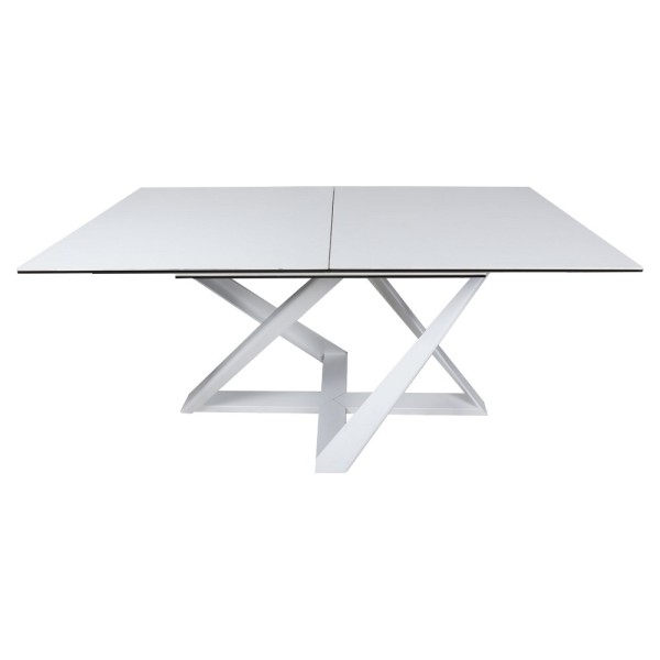 Стіл Fleetwood NEW (Флітвуд) скло — сучасний розкладний стіл для кухні