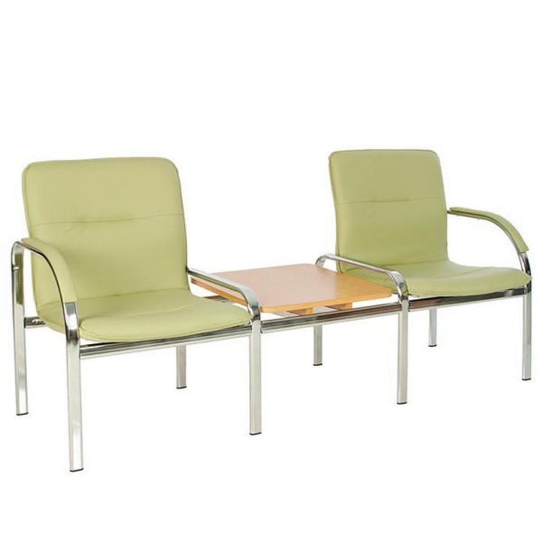 Крісло двомісне Staff-2 T chrome для вашого офісу