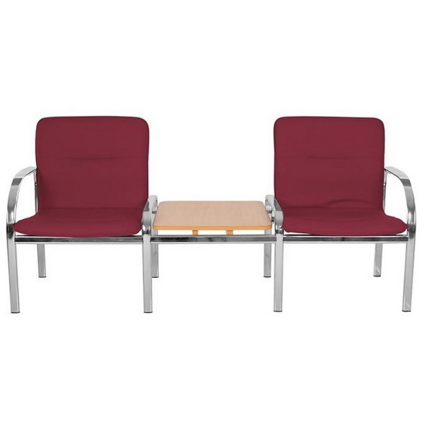 Крісло двомісне Staff-2 T chrome для вашого офісу