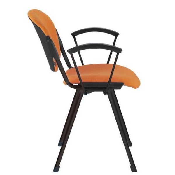 Стілець Era Arm - офісний стілець з підлокітниками та тканинним сидінням