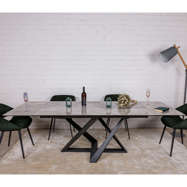 Стіл Fleetwood NEW (Флітвуд) кераміка – сучасний розкладний стіл для кухні