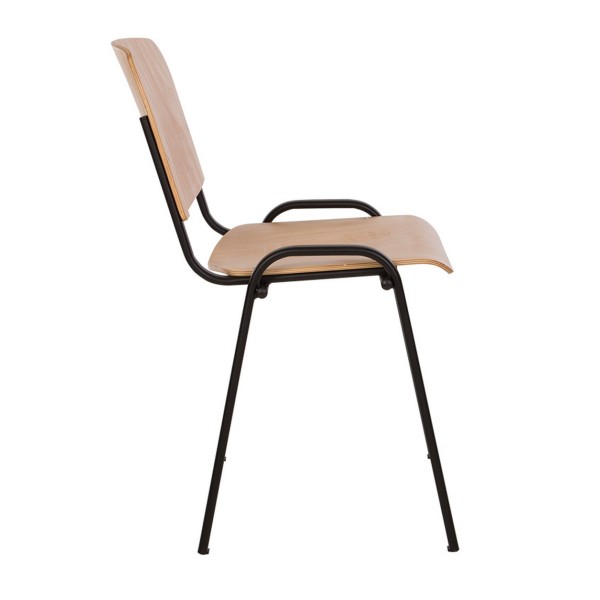 Стілець Iso Wood – офісний стілець з дерев'яним сидінням