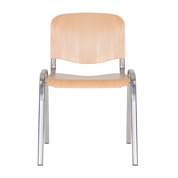 Стілець Iso Wood – офісний стілець з дерев'яним сидінням