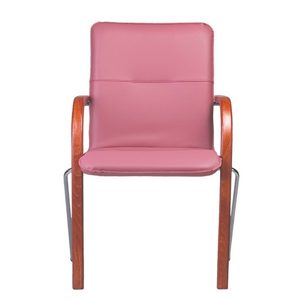 Стілець Salsa chrome — сучасний офісний стілець з дерев’яними підлокітниками