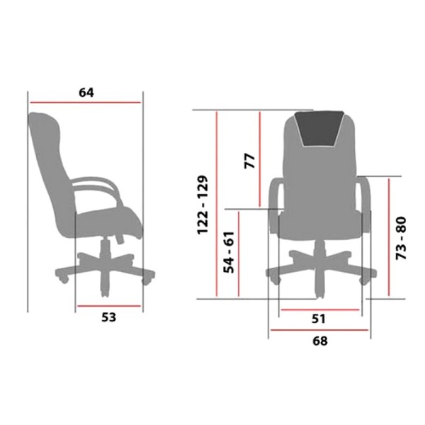 Крісло Бос MB шкіряне - стиль і комфорт для вашого офісу