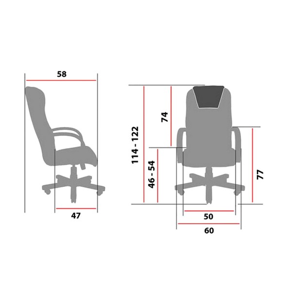 Крісло Атлант PL 1к – стильне та комфортне офісне крісло