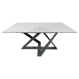 Стіл Fleetwood (Флітвуд) сірий глянець (кераміка)