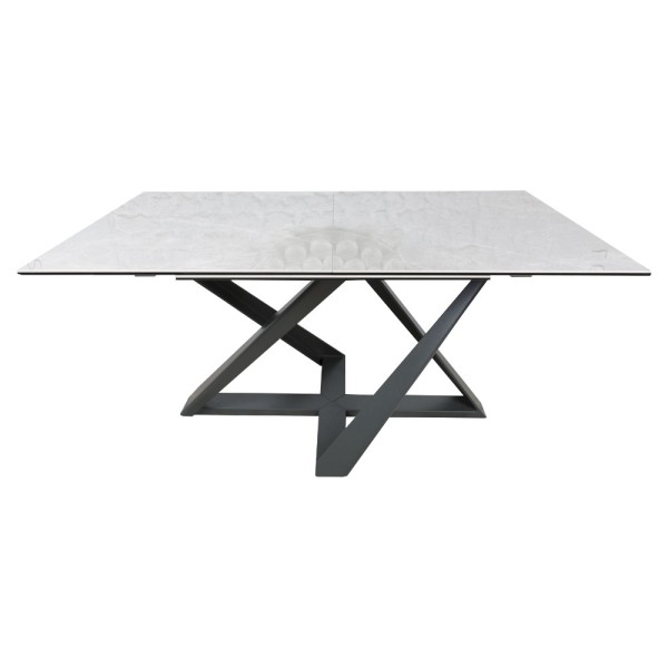 Стіл Fleetwood сірий глянець (кераміка) – сучасний та стильний для вашої кухні