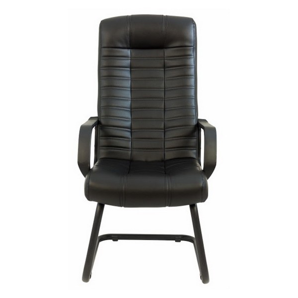 Крісло Атлант CF Black 1к – офісне крісло з екошкіри