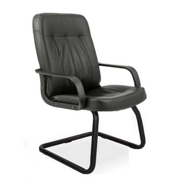 Крісло Бордо CF Black 1к — Офісне крісло з інтегрованим підголівником