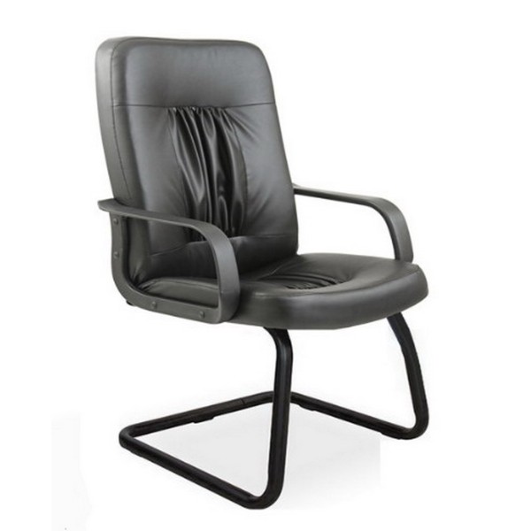 Крісло Ніцца CF Black 1к – Офісне крісло з екошкіри