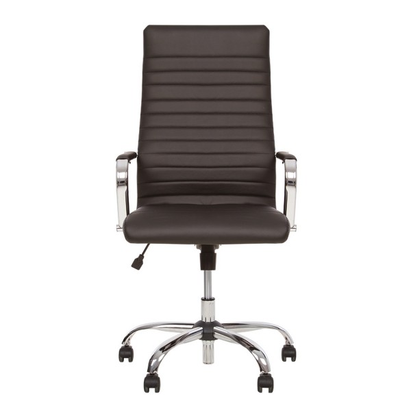 Крісло Liberty CHR68 - Офісне крісло з екошкіри та хромованими елементами