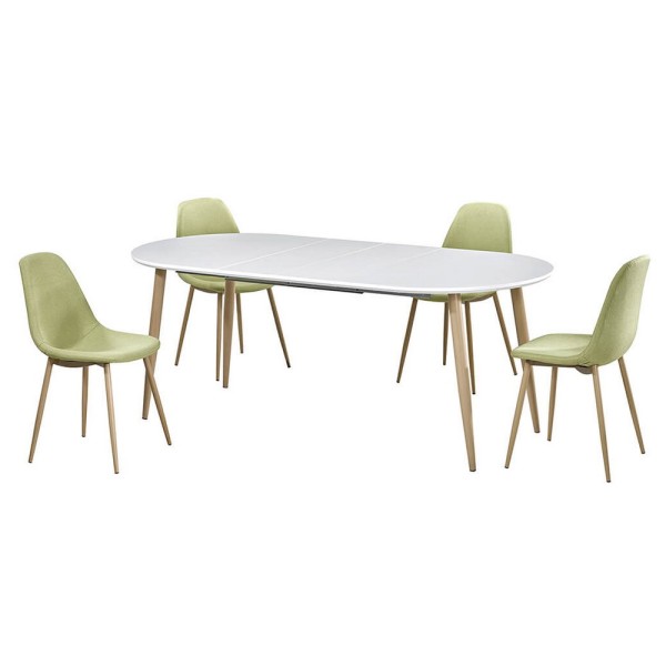 Стіл Джорджія – розкладний стіл для кухні білий