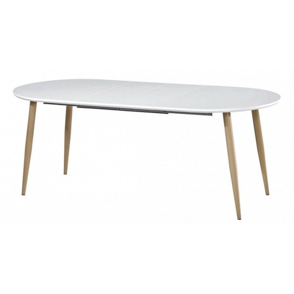 Стіл Джорджія – розкладний стіл для кухні білий