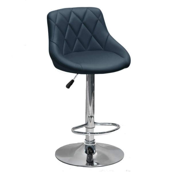 Барний стілець HY 372 хром шкірзам