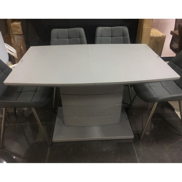 Стіл TMM-50-1 сірий матовий 120-160 см – Ідеальне рішення для вашої кухні