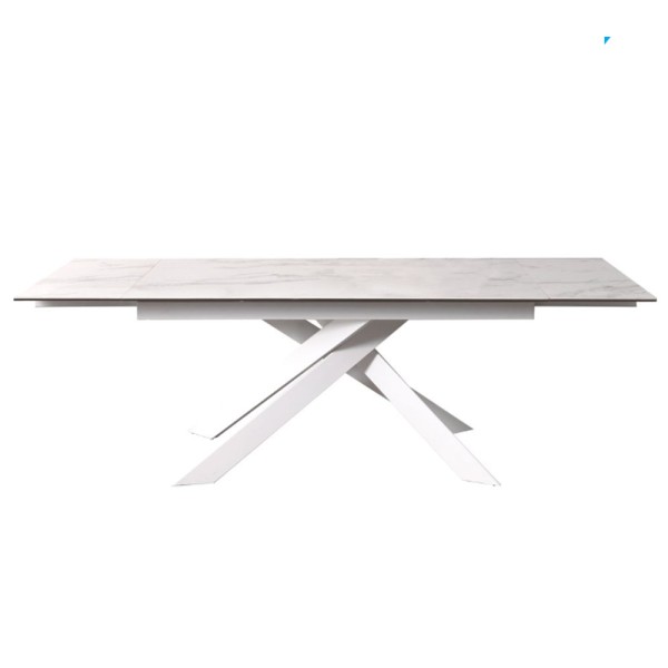 Стіл Gracio Carrara White 160-240 см - розкладний стіл для вашої кухні