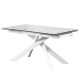 Стіл Gracio Carrara White 160-240 см - розкладний стіл для вашої кухні