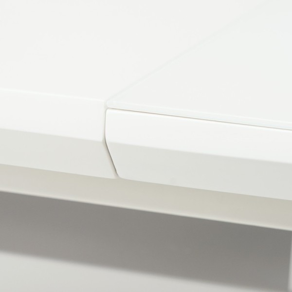 Стіл TMM-53-2 білий матовий 120-160 см для кухні