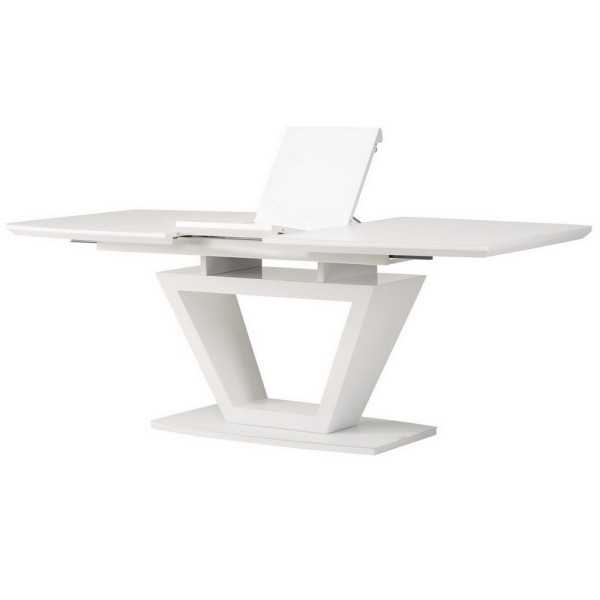 Стіл TMM-53-2 білий матовий 120-160 см для кухні