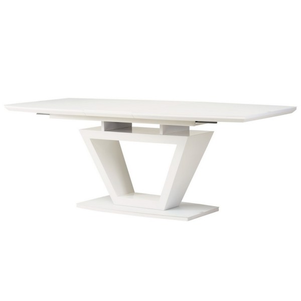 Стіл TMM-53-2 білий матовий 120-160 см для кухні