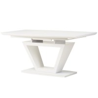 Стіл TMM-53-2 білий матовий 120-160 см
