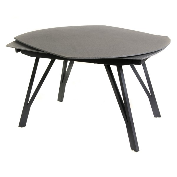 Стіл Stoneglass (Стоунгласс) - розкладний овальний стіл для кухні