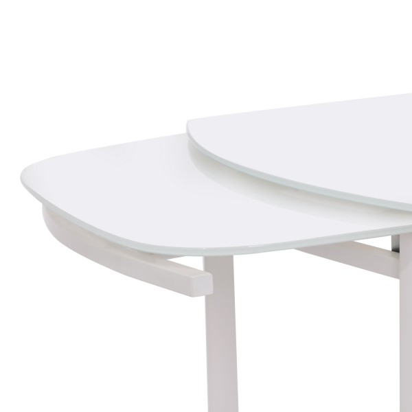 Стіл T-600-2 110-160 см - сучасний розкладний стіл для кухні