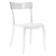 Стілець Hera-S (Гера-С) білий для саду, кухні та кафе