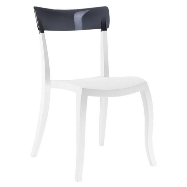 Стілець Hera-S (Гера-С) білий для саду, кухні та кафе