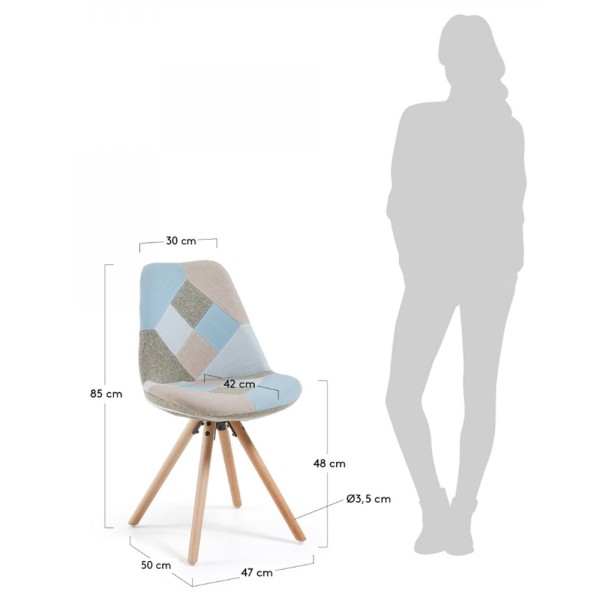 Стілець Lars Patchwork - сучасний дизайн для вашої кухні