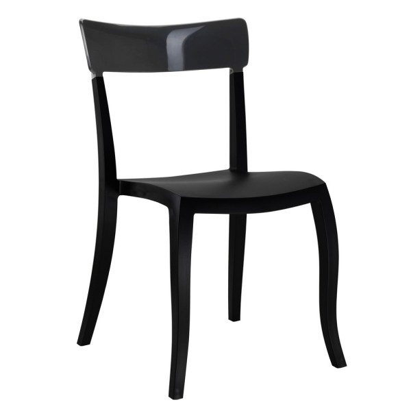Стілець Hera-S чорний - стильний стілець для дому та саду