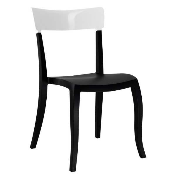 Стілець Hera-S чорний - стильний стілець для дому та саду