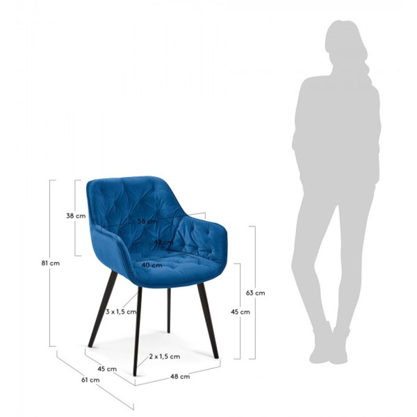 Стілець Mulder (Мюлдер) — стильний стілець для вашого інтер'єру