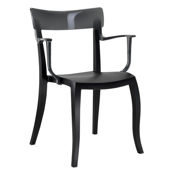 Крісло Hera-K (Гера-К) чорне для кухні та саду