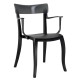 Крісло Hera-K (Гера-К) чорне для кухні та саду
