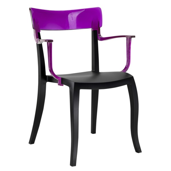 Крісло Hera-K (Гера-К) чорне для кухні та саду