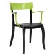 Крісло Hera-K (Гера-К) чорне для кухні та саду