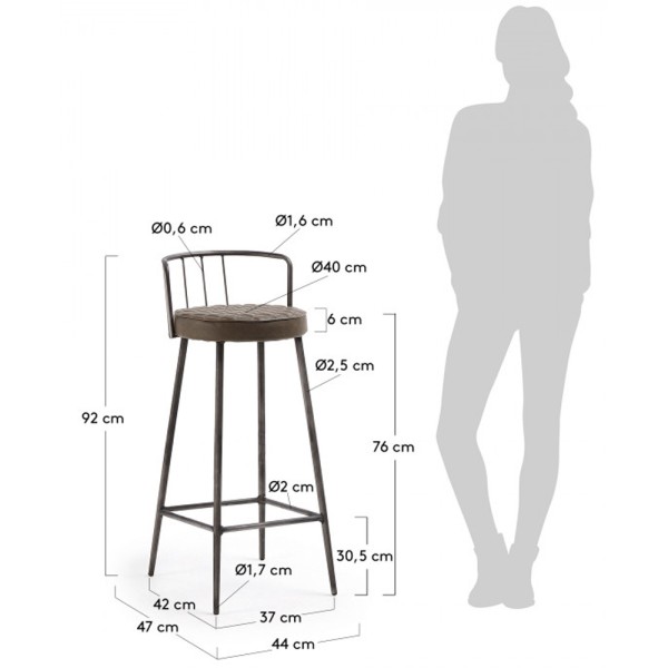 Барний стілець Tiva (Тива) – стильний та комфортний