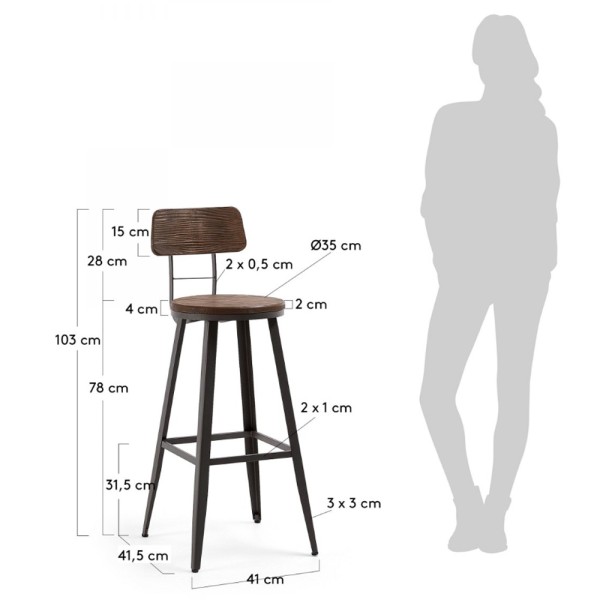 Барний стілець Malinda (Малінда)