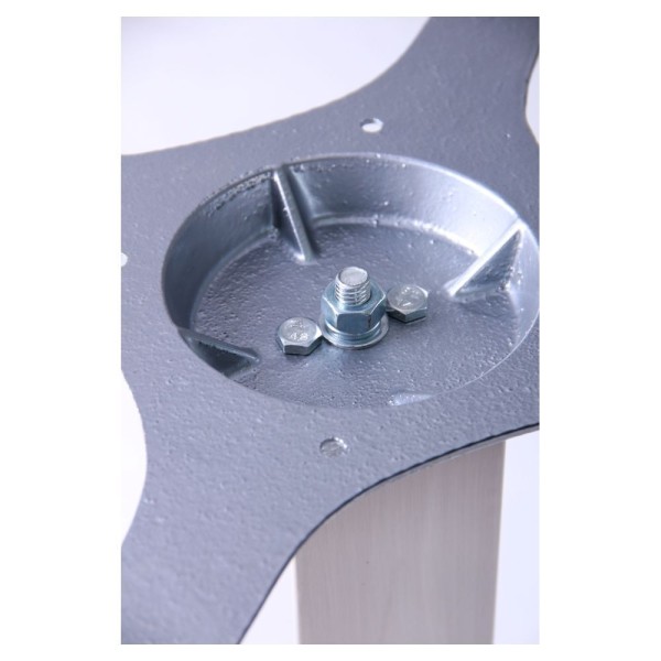 База Афіна Подвійна нержавіюча сталь для столу