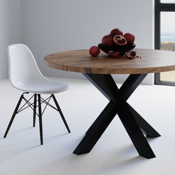 Стіл SW 043 - Лофт стиль, масив ясеня, метал