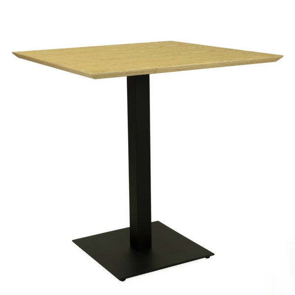 Стіл Tetra Black – стильний квадратний стіл у стилі лофт
