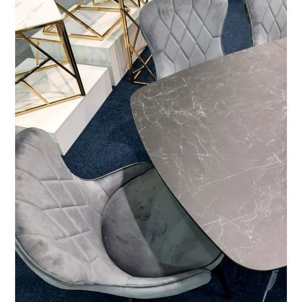 Стіл Cassino 2 Ceramic 160-220 см – сучасний розкладний стіл для вашої кухні