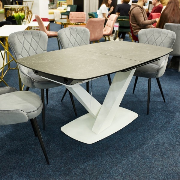 Стіл Cassino 2 Ceramic 160-220 см – сучасний розкладний стіл для вашої кухні