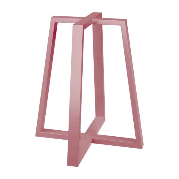 Каркас Cross (Крос) для столу - лофт стиль, сталь, 73 см