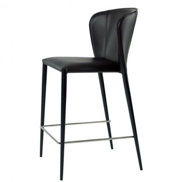 Напівбарний стілець Arthur (Артур) з шкіри