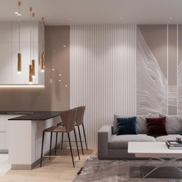 Напівбарний стілець Arthur (Артур) з шкіри