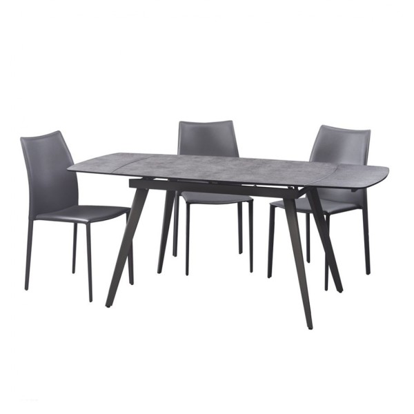 Стіл Largo Iron Grey — стильний розкладний стіл для кухні