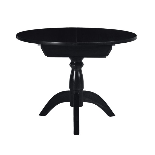 Круглий розкладний стіл Гірне 03 d-106(+40) з масиву дерева бук